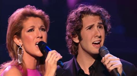 celine josh groban|celine dion with josh groban.